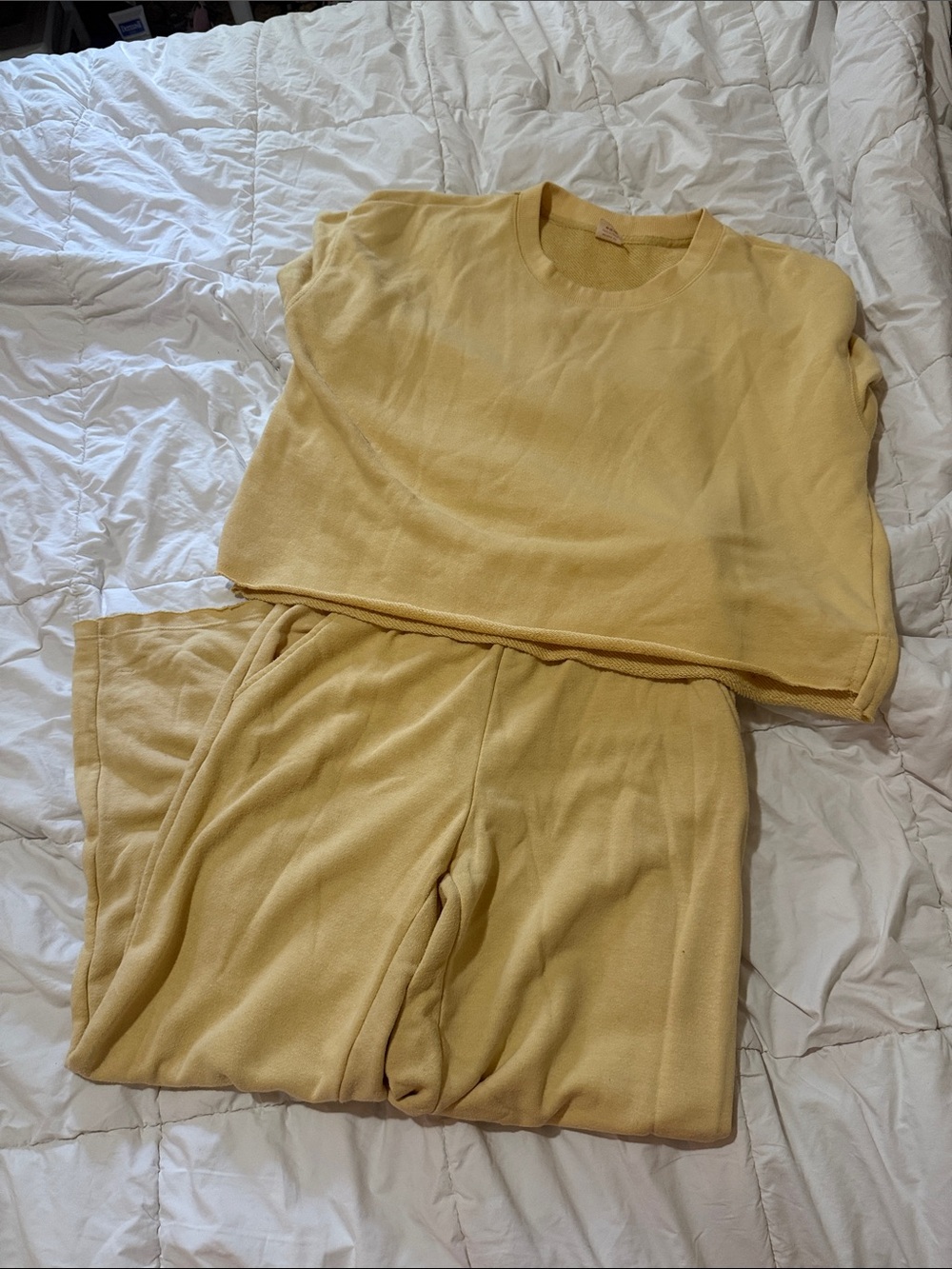 Secret Treasures Yellow Two-Piece Set